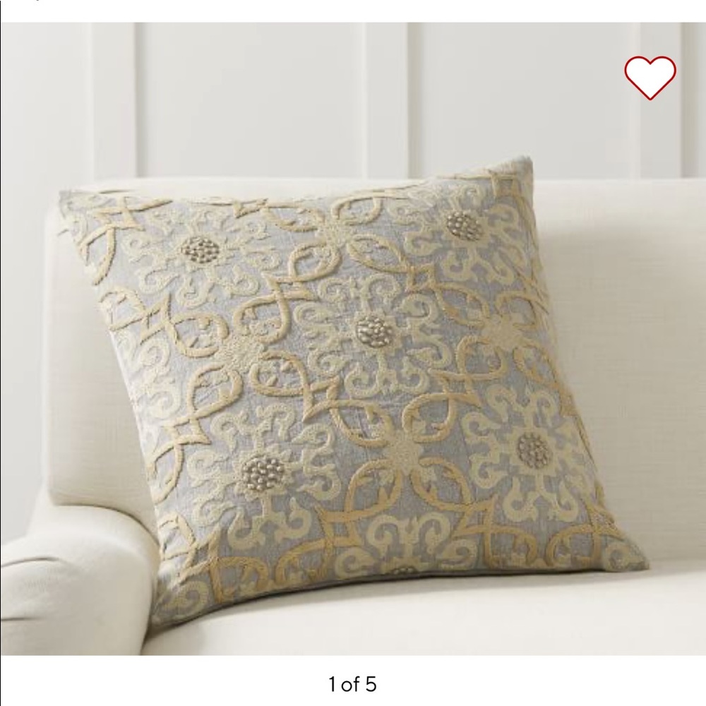 Sawyer Medallion pillow covers from Potterybarn (set of 2)